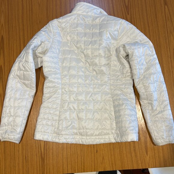 Patagonia Nano Puff Jacket birch white sz small women's - Picture 2 of 7